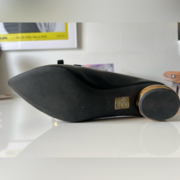 Size 10 Jeffrey Campbell Patent Leather Slip Ons - Picture 7 of 7